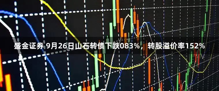 盛金证券 9月26日山石转债下跌083%，转股溢价率152%